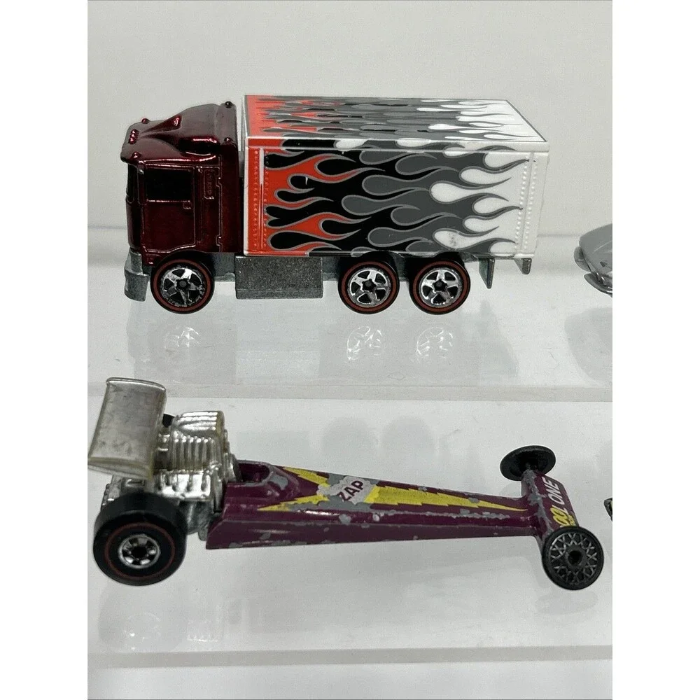 Hot Wheels Redline Lot Cool One Dragster 1967 Corvette Formula P.A.C.K. Hauler